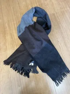 COMME des GARCONS HOMME ウール パッチワーク大判マフラー