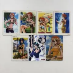 ワンピース 海賊王グミカード　ナミ&ロビン　7枚セット