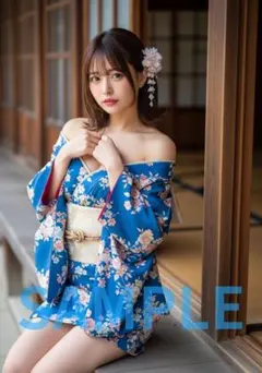L1091　AI美女 A4ポスター コスプレ　水着　グラビア ランジェリー