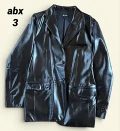 【美品】abx エービーエックス シングルライダースレザージャケット 牛革 2026年最新】abx レザージャケットの人気アイテム - メルカリ