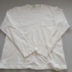 BARNS OUTFITTERS ポケット長袖Tシャツ ホワイト XLのサムネイル
