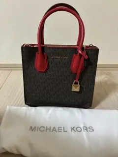 Michael Kors ハンドバッグ ブラウン/レッド　マイケルコース