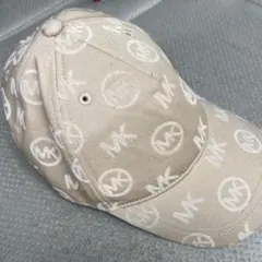 MICHAEL KORS ベージュ キャップ MKロゴ