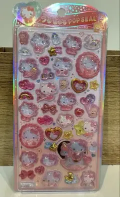 【正規品】うるちゅるポップシール　ハローキティ