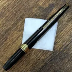 プラチナ 18K 18金 万年筆 革巻き 皮巻き 細字 軟 茶 廃盤 - メルカリ