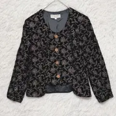 モリ ハナエノーカラーレースジャケット 【未使用。】 2025年最新】森英恵 レディース ノーカラージャケットの人気アイテム