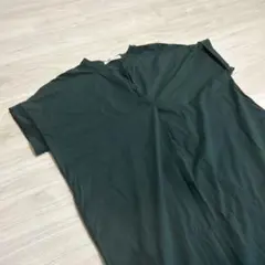 abahouse mavie ダークグリーン 半袖ワンピースのサムネイル