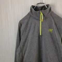 アバクロンビー&フィッチ　ジップシャツ　長袖　ハーフジップ　グレードのサムネイル