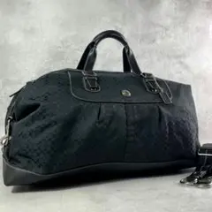 美品 PORTER ポーター MONOGRAM モノグラム ダッフルバッグ 黒 - メルカリ