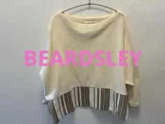 BEARDSLEY アイボリー オフショルダー セーター