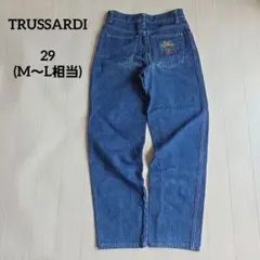 トラサルディ/TRUSSARDI　デニムパンツ　刺繍　ジーンズ　イタリア製　29のサムネイル