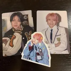 なにわ男子　西畑大吾　HARDWORK特典　トレカ＆ステッカー3点セット