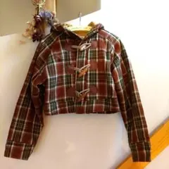 チェック柄 ジャケット コート