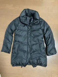 美品　QUEENS COURT ダウンコート　黒 サイズ2 ダウン80
