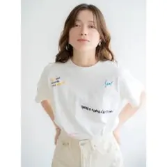 ungrid 半袖　ミックスロゴ　Tシャツのサムネイル
