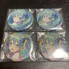 プロセカ 初音ミク ホログラム缶バッジ モモミク - メルカリ