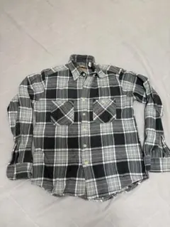 B*)様 カムコ　グレー系チェックネルシャツのサムネイル