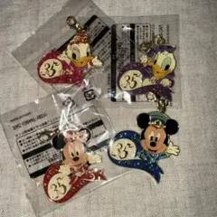 ディズニーランド　35周年　チャーム　4点セット