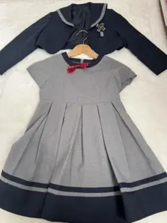 子供入学式フォーマルドレスとジャケットセット