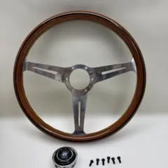 NARDI クラシック ウッドステアリング 当時物 - メルカリ