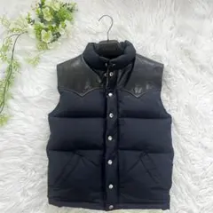 MONCLER ムートンレザーダウンベスト AVORD サイズ1 - メルカリ