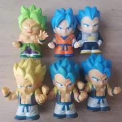 ドラゴンボール超　指人形　ソフビ