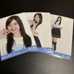 乃木坂46 生写真　全国ツアー2026TシャツAver. 3種コンプ　金川紗耶