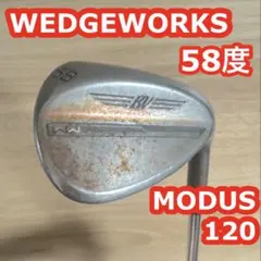 タイトリスト VOKEY WEDGEWORKS 58-06K Modus 120 ボーケイ WEDGEWORKS 58-06K Modus 120R Raw - メルカリ