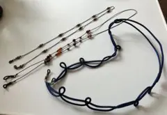 眼鏡チェーン2個＆マスクホルダー1個セット