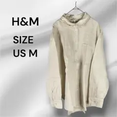H&M カジュアルシャツ US M 麻
