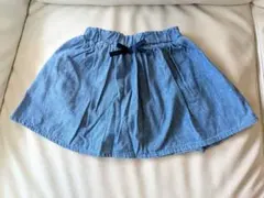 アプレレクール　デニム風スカパン 110cm