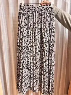 AZUL by MOUSSY レオパードプリント プリーツスカート