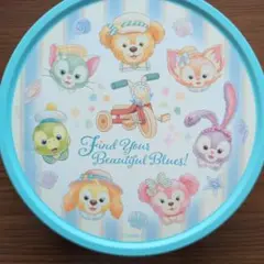 タイムセール！ダッフィー　ファインドユアビューティフルブルー！　おせんべい空き缶のサムネイル