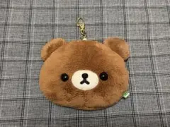 リラックマ チャイロイコグマ リール付き パスケース ぬいぐるみ