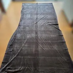 ダークブラウンベルベット風生地　　120㌢×500㌢くらい