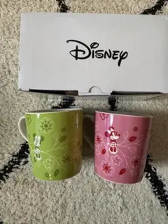 Disney ミッキー ミニー マグカップ 2個セット