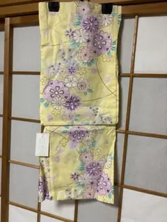 花柄浴衣 黄色 Fサイズ