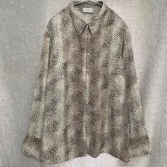 【限定値下】 ヴィンテージ　古着 シャツブラウス グラデーション　川　高円寺のサムネイル