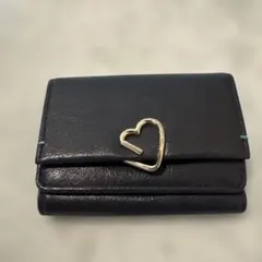 LANVIN en Blue 本革三つ折り財布 ネイビーのサムネイル