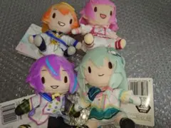【プロセカ】ふわぷち　ミニぬいぐるみ　ワンダーランズ×ショウタイム　４点