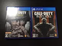 PS4 ゲームソフト cod BO3 cod WW2 セット