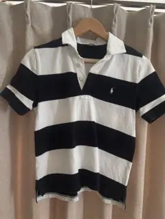 【美品入手困難 】ラルフローレンポロシャツ ポニ ー 半袖ラガー太ボーダー