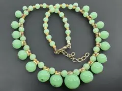 M6192 色石　ネックレス　ヴィンテージ アクセサリー