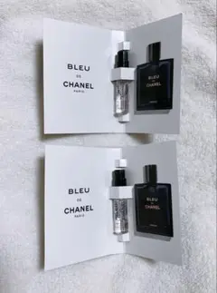 シャネル　ブルードゥシャネル パルファム ヴァポリザター 1.5ml×2個セット