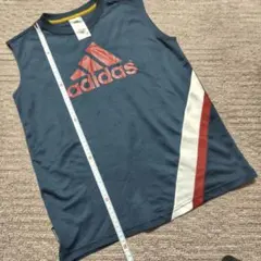 adidas アディダス ノースリーブ Tシャツ クライマ ネイビー 160