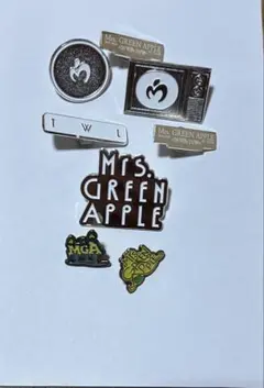 Mr. GREEN APPLE ピンバッジセット 8個