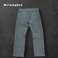 WranglerラングラーW36 L32グレー デニムコットンボトムメキシコ古着のサムネイル