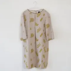 最終ミナペルホネン rain grass総刺繍ワンピース40 79,200円の品