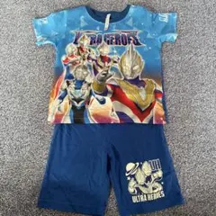 ウルトラヒーローズ パジャマセット 100cm 光るパジャマ