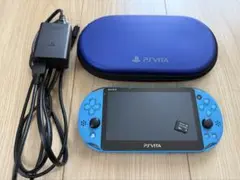PS Vita PCH-2000 アクアブルー 本体 付属品